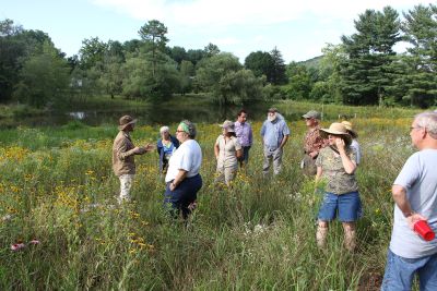 Avon Hall pond walk with Sam Quinn